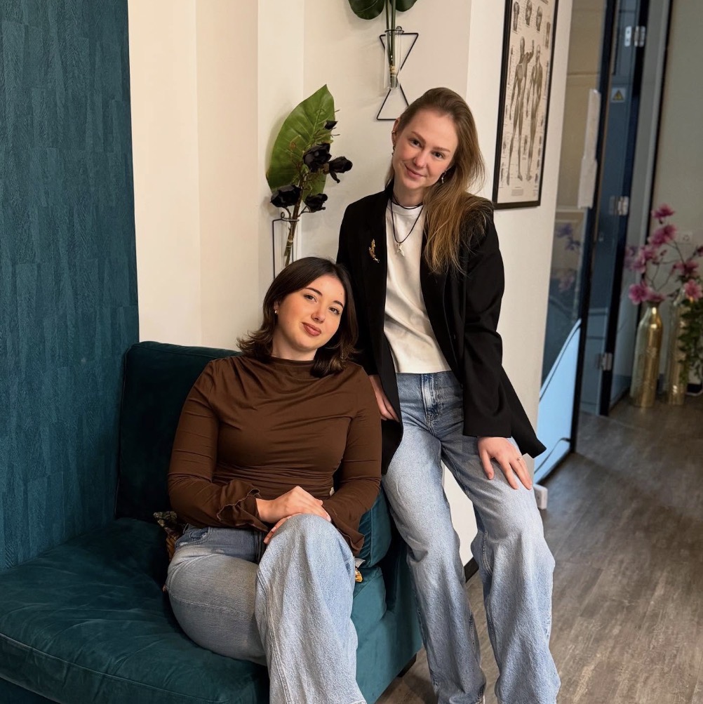 Tasya and Natalia, the TAKbeauty team